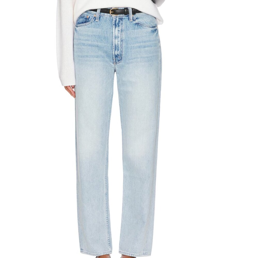 MOTHER Light Blue Straight Leg Jeans